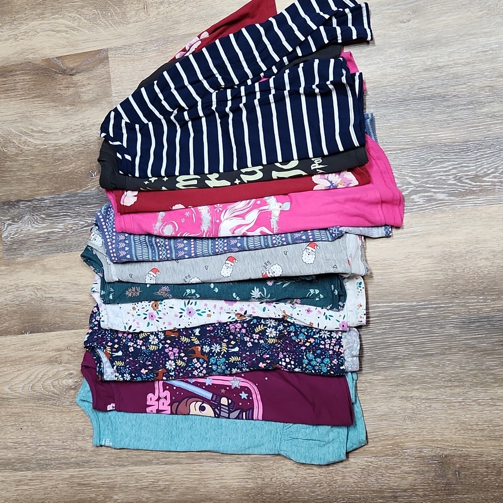 Girls Long Sleeve Tops Bundle (11 tops)